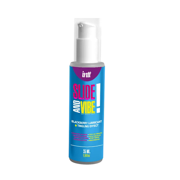 Slide And Vibe! Water-Based Vibrating Effect Lubricant 35ml intt