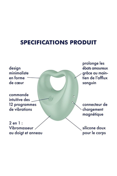 Wibrator 2w1 Perfect Pair 3 green Satisfyer