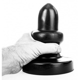 Anal plug AB52 Plunger 15 x 8cm All Black