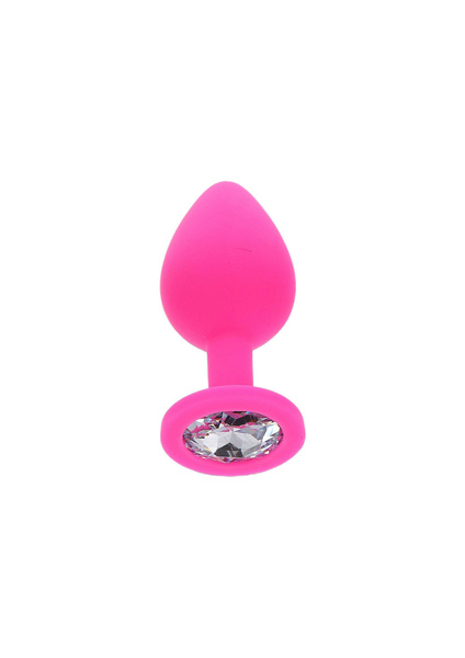 Korek Analny Toyjoy Anal Play Diamond Booty Jewel Medium Pink TOYJOY