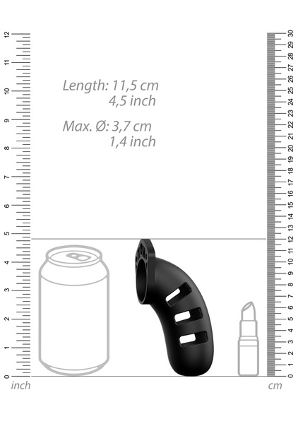 Model 21 - Chastity - 4.5" - Black
