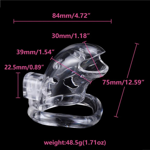 Shark Cage Chastity Cage Clear Brutus