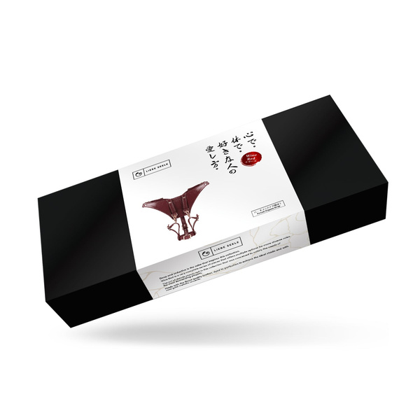 Wine Red Delux Strap On Forced Orgasm Harness Belt Liebe Seele