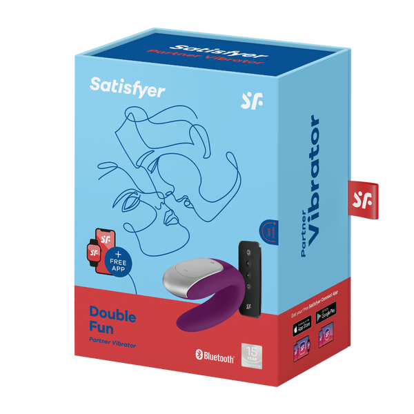 Couples Vibrator Double Fun Violet Satisfyer