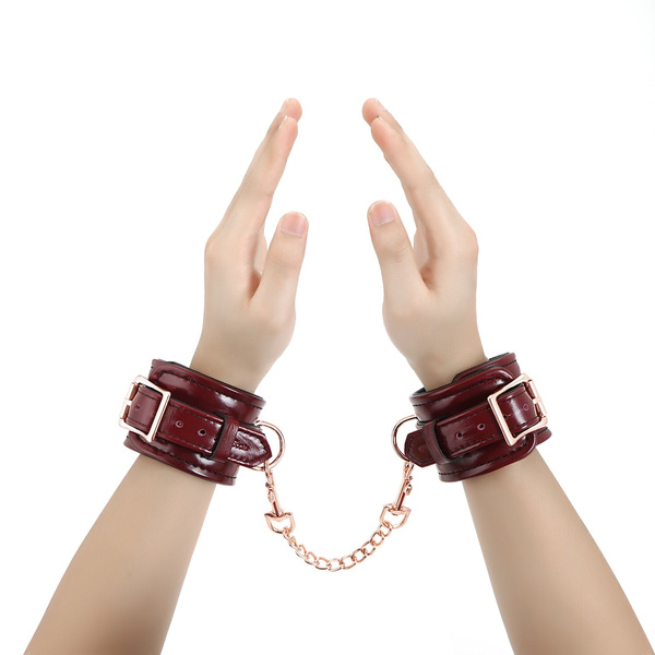 Liebe Seele Wine Red Handcuffs