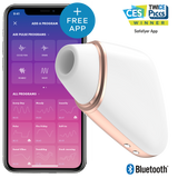 Clitoral Stimulator with App Love Triangle White Satisfyer