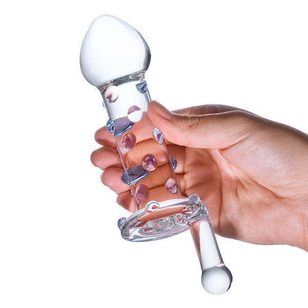 Szklany Korek Z Uchwytem Candy Land Juicer S Dildo Glas