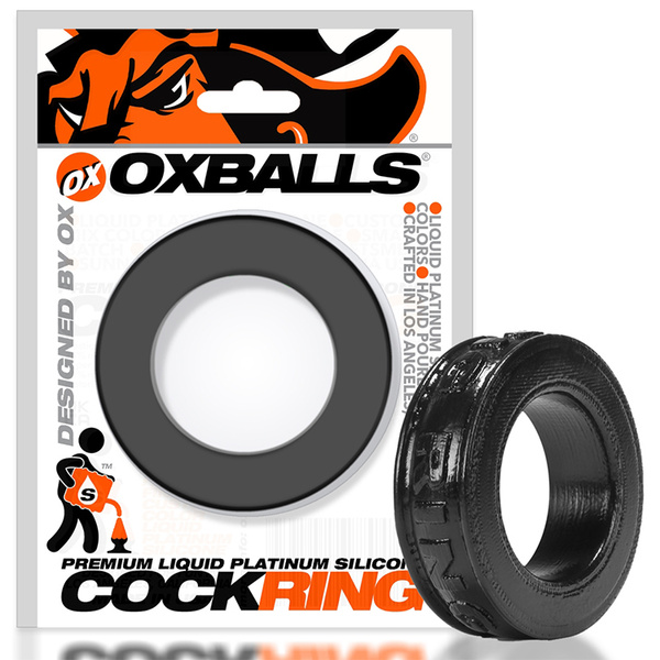 Pig-Ring Cockring Black Oxballs 