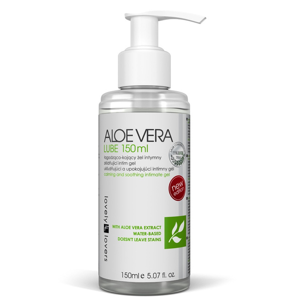 Kojący Lubrykant Wodny Z Aloesem Aloe Vera Lube 150 Ml Lovely Lovers