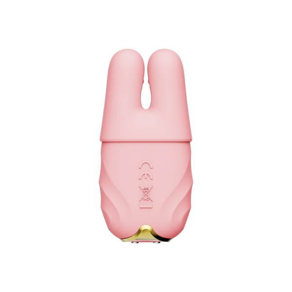 Vibrating Nipple Clamps Nave Coral Pink Zalo