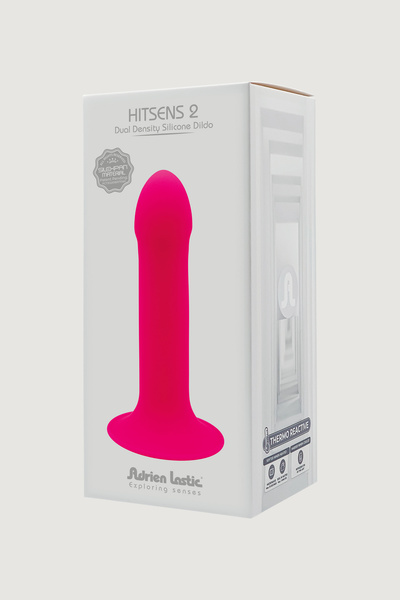 Silikonowe Dildo Premium Hitsens Model 2 Pink Adrien Lastic