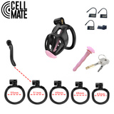 Pas cnoty Centurion Chastity Cage Black Size 1 CELLMATE