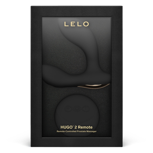 Masażer Prostaty Hugo 2 Remote Black Lelo