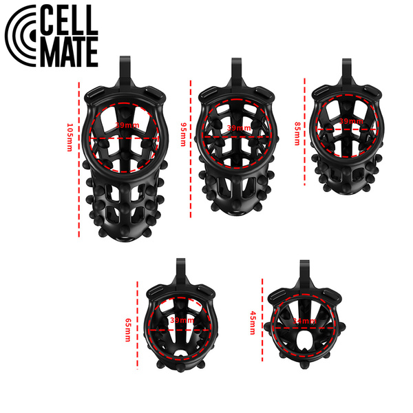 Pas cnoty FlexiSpike Chastity Cage Size 0 CELLMATE