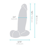 Dildo 23 cm Slipskin 9 Inch Girthy B-Vibe