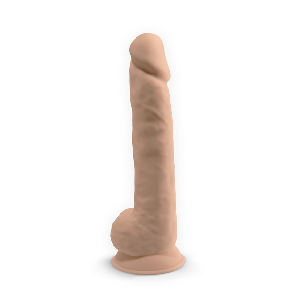 Silexd dildo with suction cup 38 cm Model 1 15" Flesh