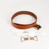 Zestaw Knebli Ball-Gag & Gag-Bite Set Brown LOCKINK