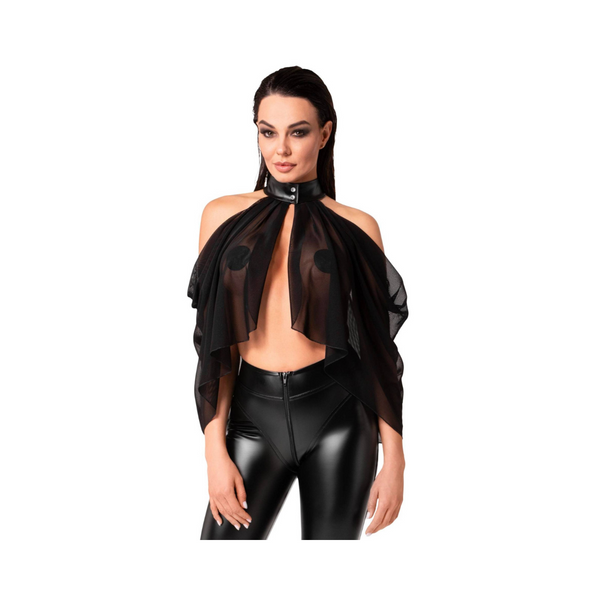 Top F349 Opium Bolero Xl Noir Handmade