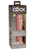8 Inch Dual Density Vibe Cock Light