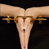 Finger Bound Play Collection-Metal Thumb Cuffs UPKO