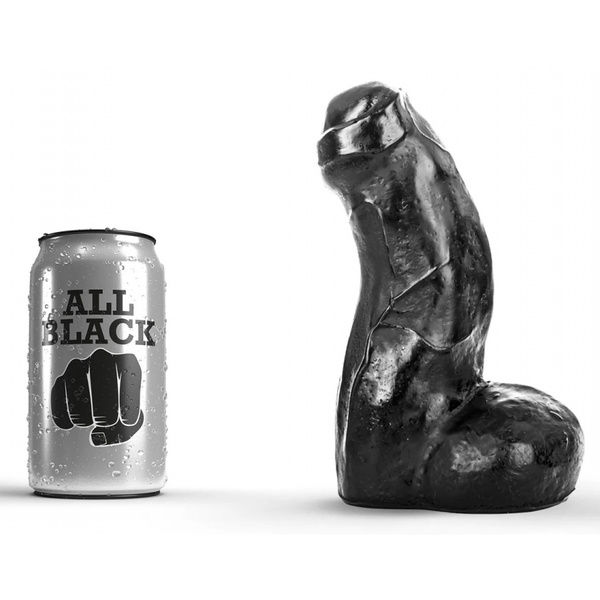 Dildo AB03 Ted 12 x 5 cm All Black