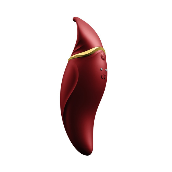Multifunctional Hero Wine Red Point Vibrator Zalo