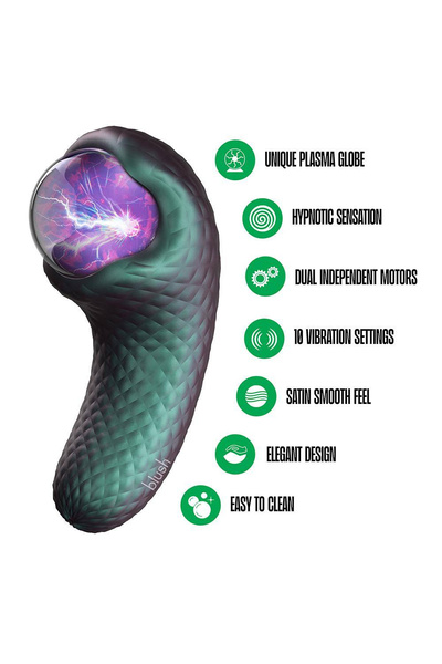 Blush Enchanted Serpent Mystical Plasma Globe Dark Millenia