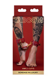 Taboom Ankle Cuffs Red
