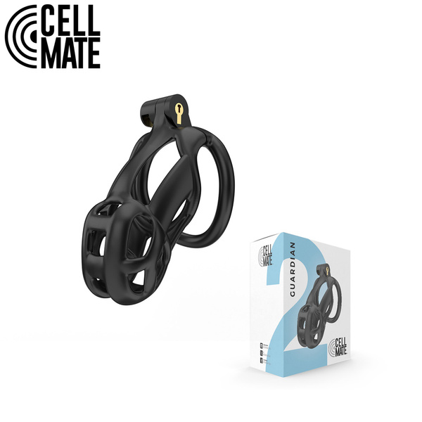 Guardian Chastity Cage Black Size 2 CELLMATE