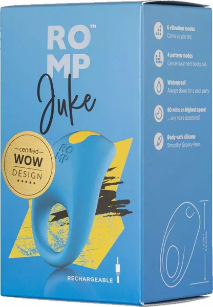 Wibrujący pierścień erekcyjny Juke Romp