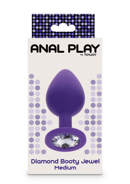 ToyJoy anal plug Anal Play Diamond Booty Jewel Medium Purple