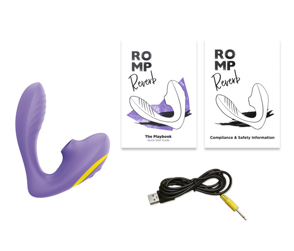 Double stimulator clitoris and G-spot Reverb Lilac Romp