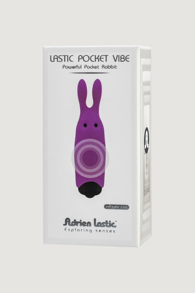 Mini Wibrator Króliczek Lastic Pocket Vibe Lila Adrien Lastic