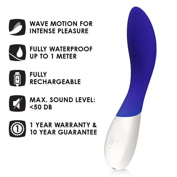 Wibrator Do Punktu G Mona Wave Midnight Blue Lelo