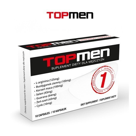Topmen Suplement Diety Na Erekcję 10 Kapsułek SHS