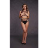 2 Pc Crop Top Black OS Le Desir 