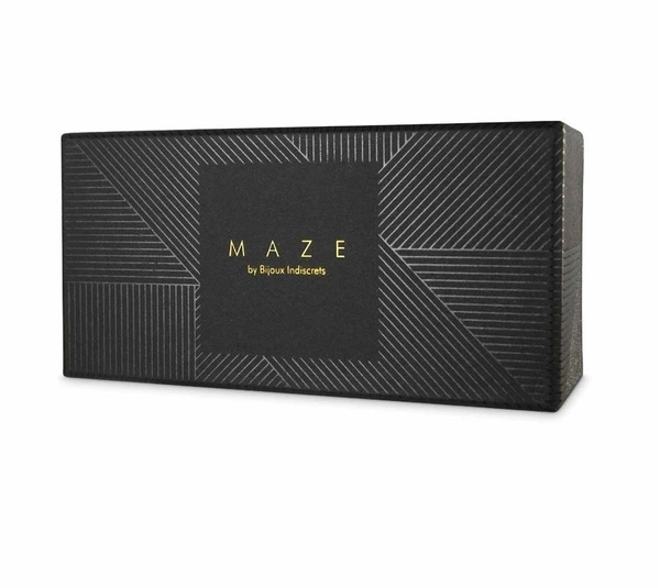 Maze Back Leg Garter Brown Bijoux Indiscrets