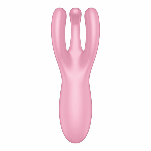 Clitoral Vibrator Threesome 4 Connect App Pink Satisfyer