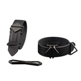Kajdanki Ankle And Wrist Cuffs Set Black LOCKINK