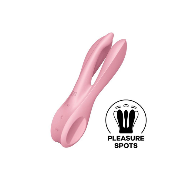 Stymulator łechtaczlki Threesome 1 pink Satisfyer