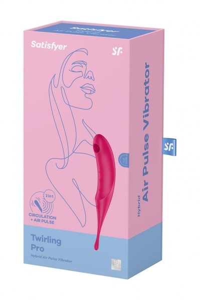 Multifunctional Vibrator Twirling Pro Red Satisfyer