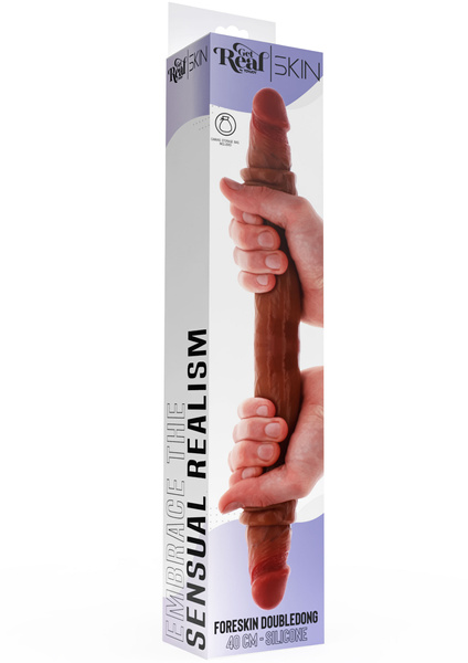 ToyJoy Get Real Silicone Foreskin Double Dong 40cm