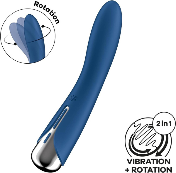 Wibrator do punktu G Spinning Vibe 1 Blue Satisfyer