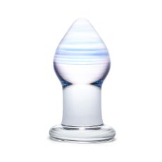 Szklany korek analny Glas Amethyst Rain Glass Butt Plug