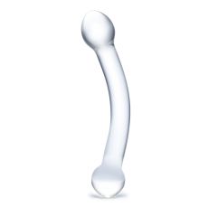 Zakrzywione szklane dildo do stymulacji punktu G Glas Curved G-Spot Stimulator Glass Dildo