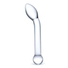 Gładkie cienkie dildo do stymulacji punktu G Glas Slimline G-Spot Glass Dildo