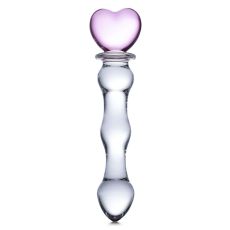 Dildo z zakończeniem w kształcie serca Glas Sweetheart Glass Dildo