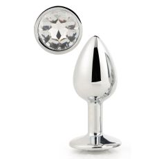 DREAMTOYS GLEAMING LOVE SILVER PLUG SMALL