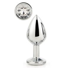 DREAMTOYS GLEAMING LOVE SILVER PLUG MEDIUM