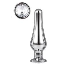 DREAMTOYS GLEAMING LOVE SILVER PLEASURE PLUG M